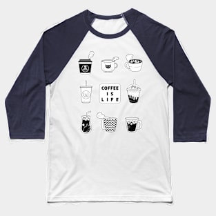 coffee is life! Baseball T-Shirt